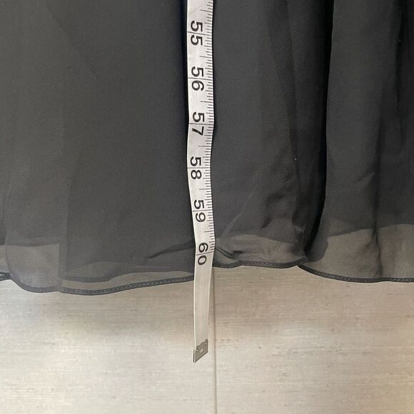 AW Bridal Womens  Sleeveless Dress Black Sz 12 zipper is broken, needs replaced - Picture 10 of 10